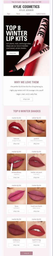 lead nurturing email example
