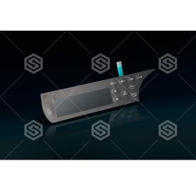 CLAVIER PLAT ET DÔME MÉTALLIQUE