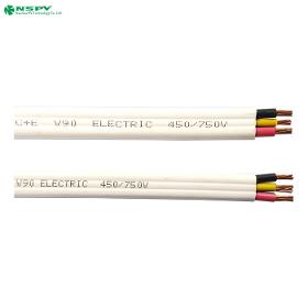Deux câbles électriques et le câble de terre 2C+E cable AC