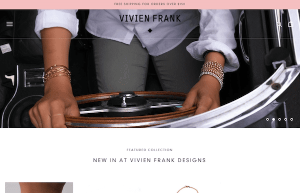 Vivian Frank - A hobby that became a full-fledged Shopify jewelry store - SmartrMail blog
