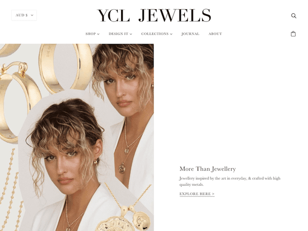 YCL Jewels - One among the top successful shopify jewelry stores for limited edition jewelry_SmartrMail blog
