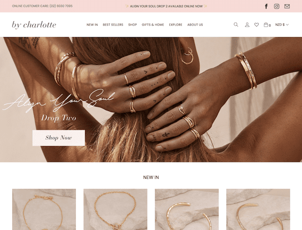 By Charlotte - A dedicated Shopify jewelry store for spiritual jewelry - SmartrMail blog
