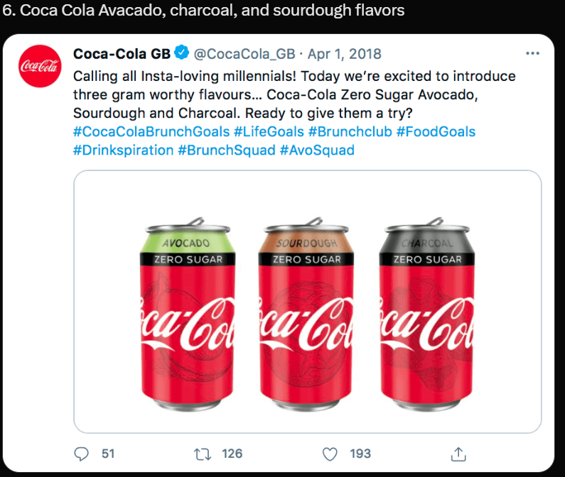 coca cola april fools day campaign