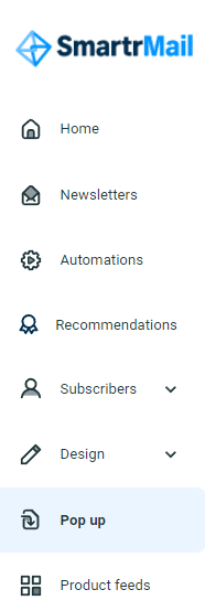 smartrmail menu pop up