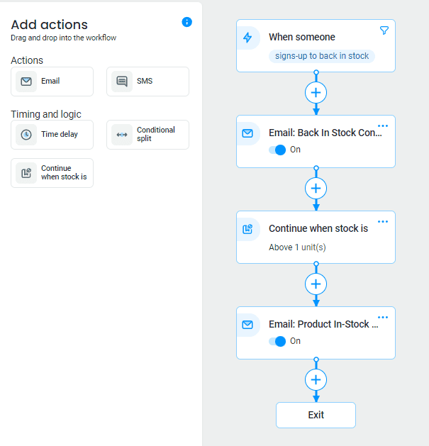 smartrmail add actions