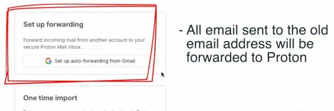 set up gmail forwarding