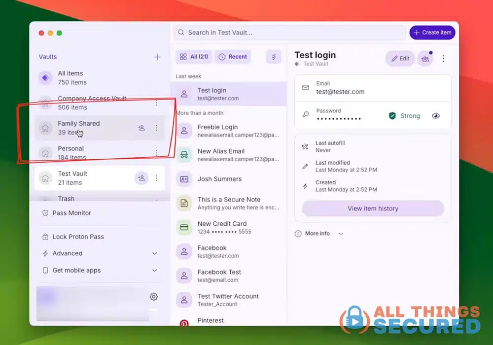 Proton Pass Family Plan with kids