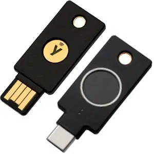 2FA keys by YubiKey